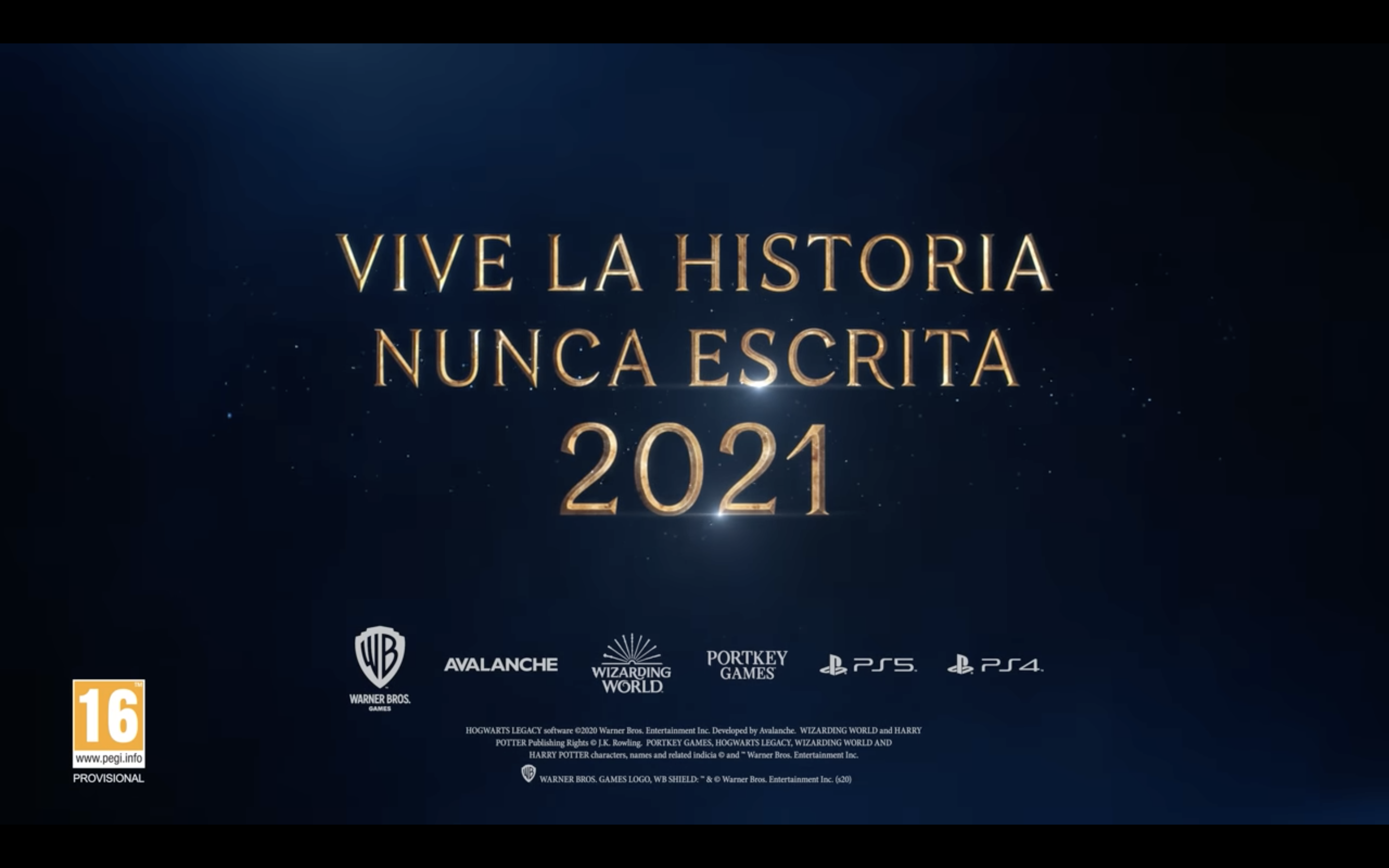 Hogwarts Legacy Spanish trailer